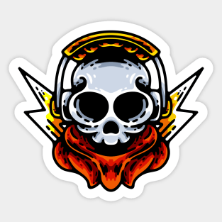 Gaming Skull Sticker